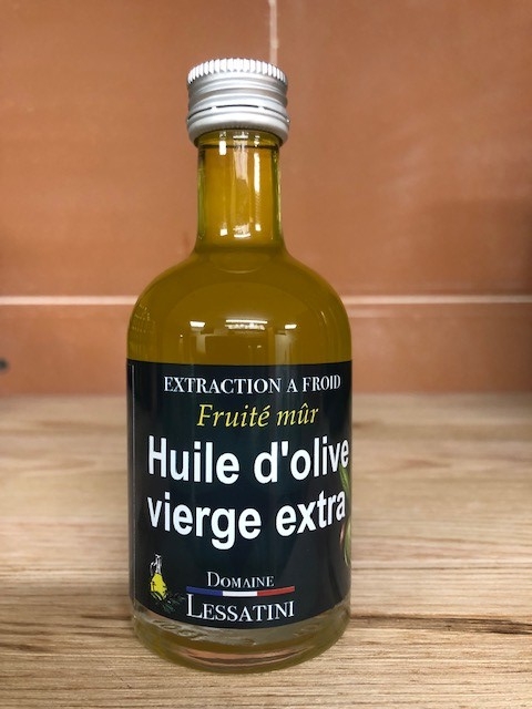 Huile d'olive 100ml verre 1